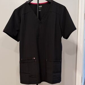 Scrubs Black V-Neck Shirt SZ Medium NWOT